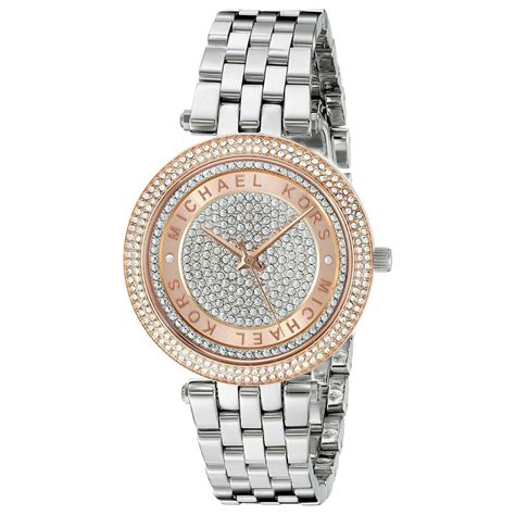 michael kors damen-armbanduhr mk3446 roségold silber|michael kors neue kollektion.